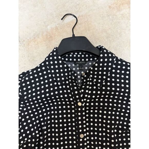 Talbots Women's Dress. Polkadot. Small - Picture 3 of 4